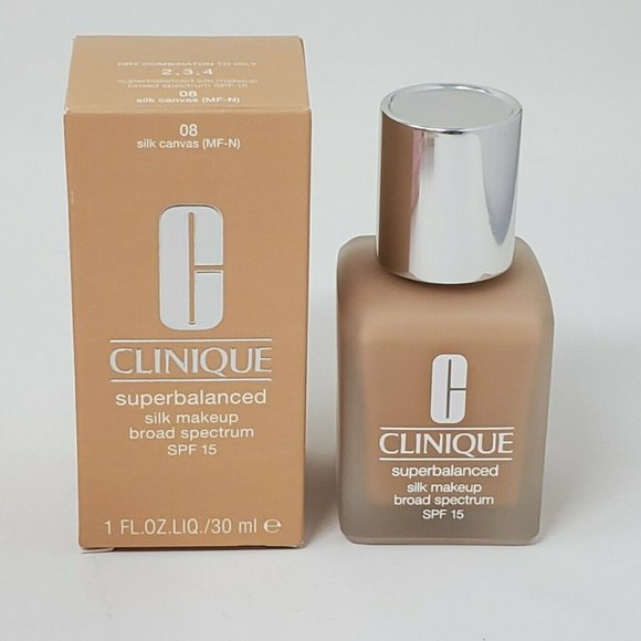 New Clinique Superbalanced Silk Makeup Silk Canvas - Picture 1 of 3